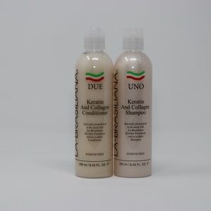 Keratin and Collagen Shampoo and Conditioner